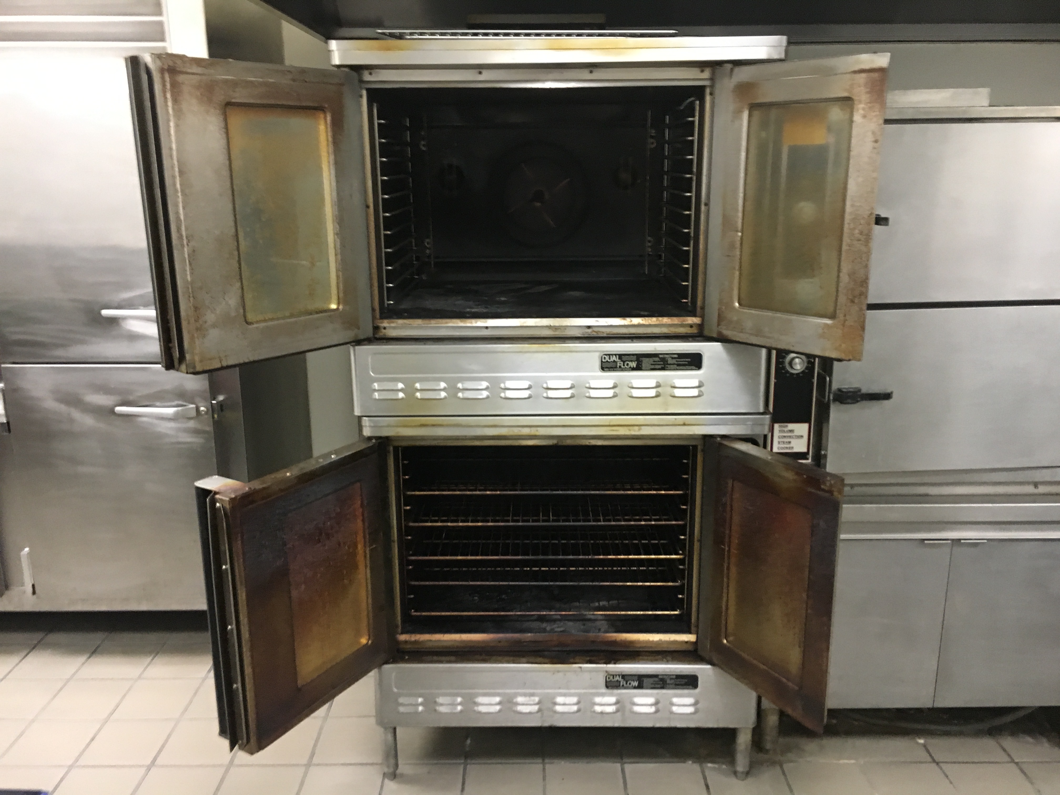 Convection Oven Cleaning Before